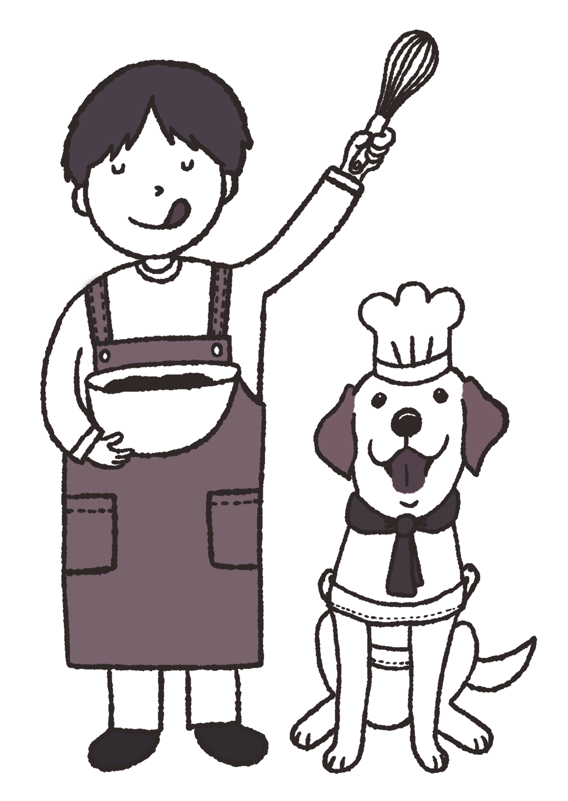 犬のイラスト